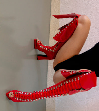 AK03 A.K. Latex Boots